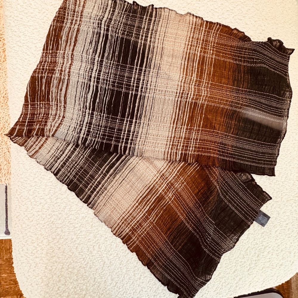 Italian scarf  earth tones